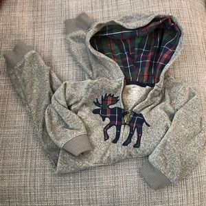 Carters 12mon sweater onesie, EUC-LN, super cute!
